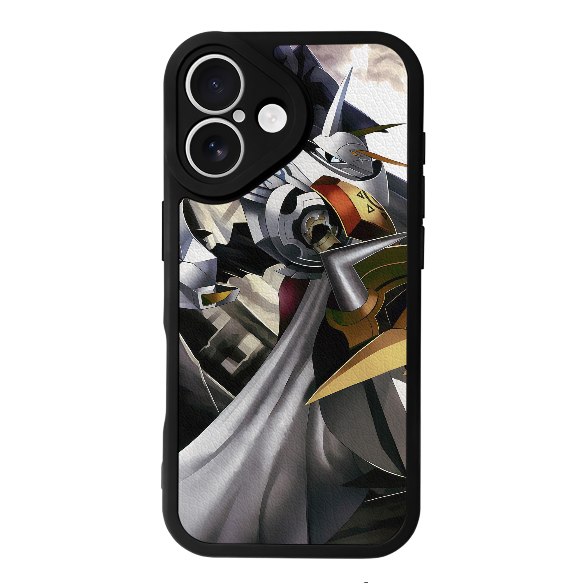（画像用） Digimon デジタルモンスター/デジモン 【iPhone 16シリーズ対応】シリコンスマホケース（レザー調） 材質：シリコン